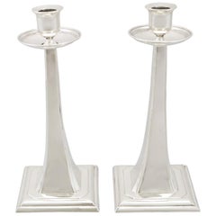 1920s Sterling Silver Candlesticks