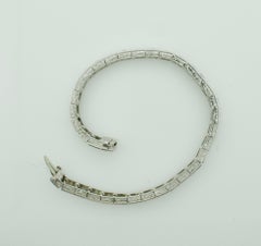 Bracelet tennis aux lignes droites des années 1920, 8,40 carats