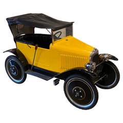 Vintage 1920’s Style Citroen Open Seat Touring Pedal Car by Lely Small Car Co, England
