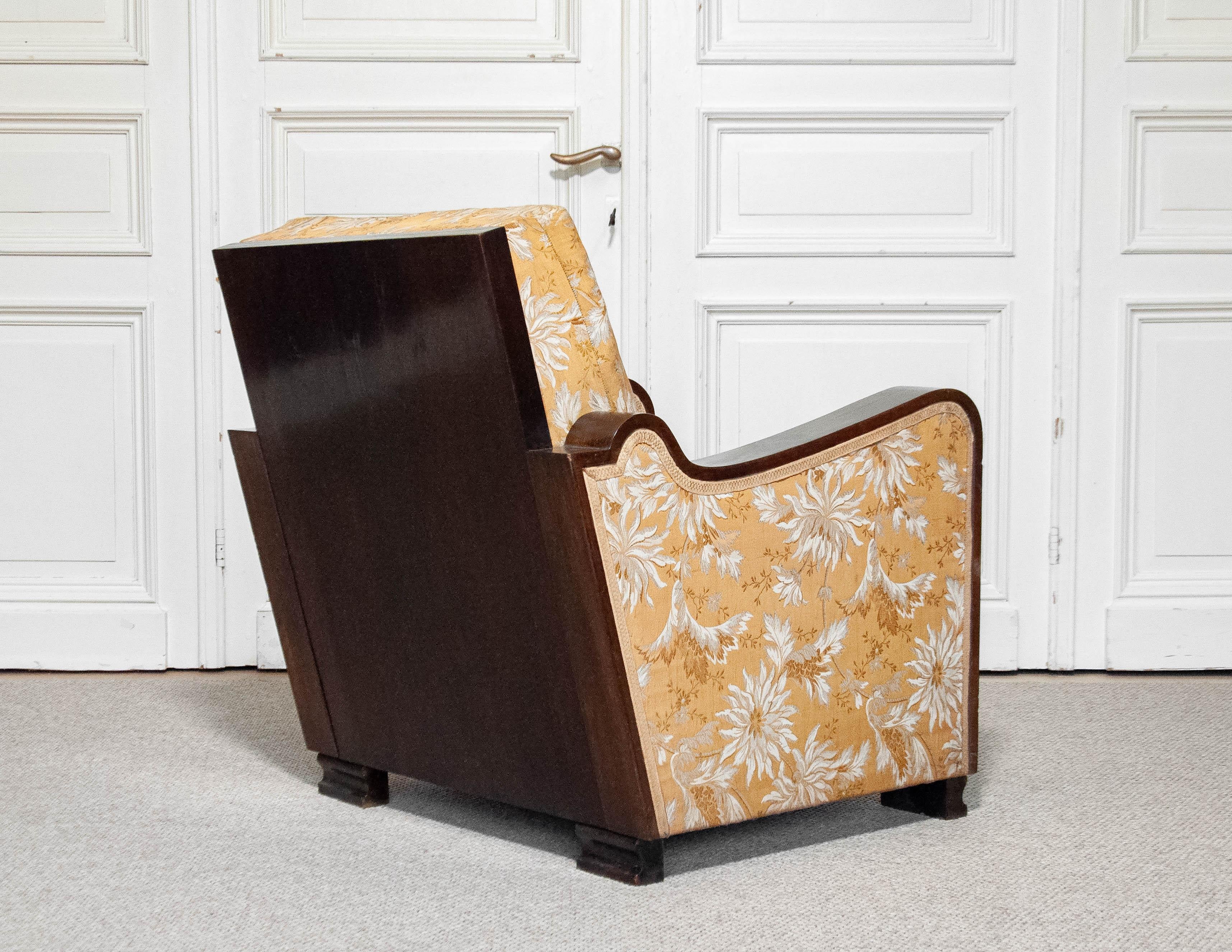 1920s Swedish Art Deco Club Chair For Sale 5