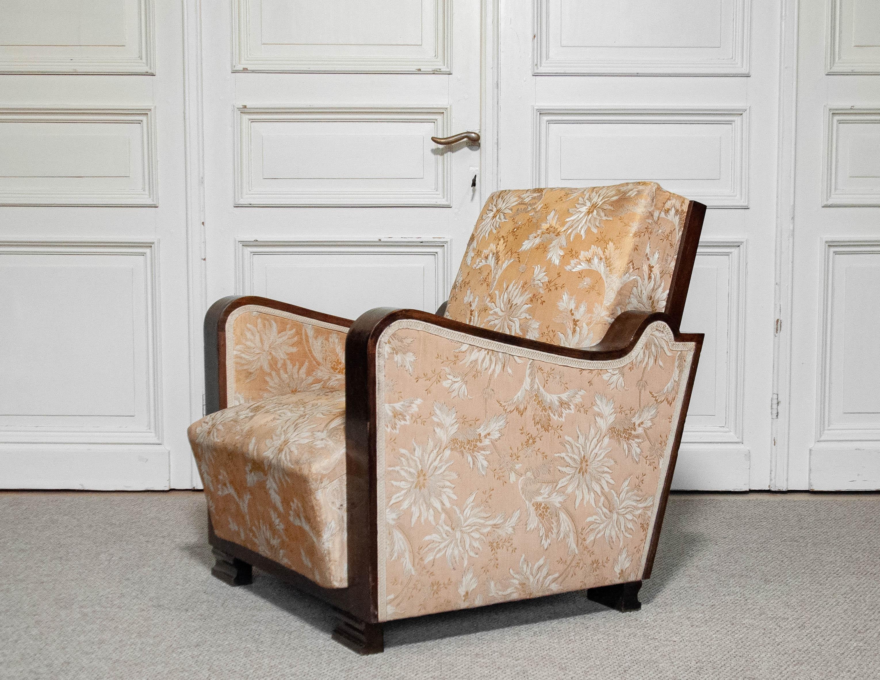 1920s Swedish Art Deco Club Chair For Sale 2