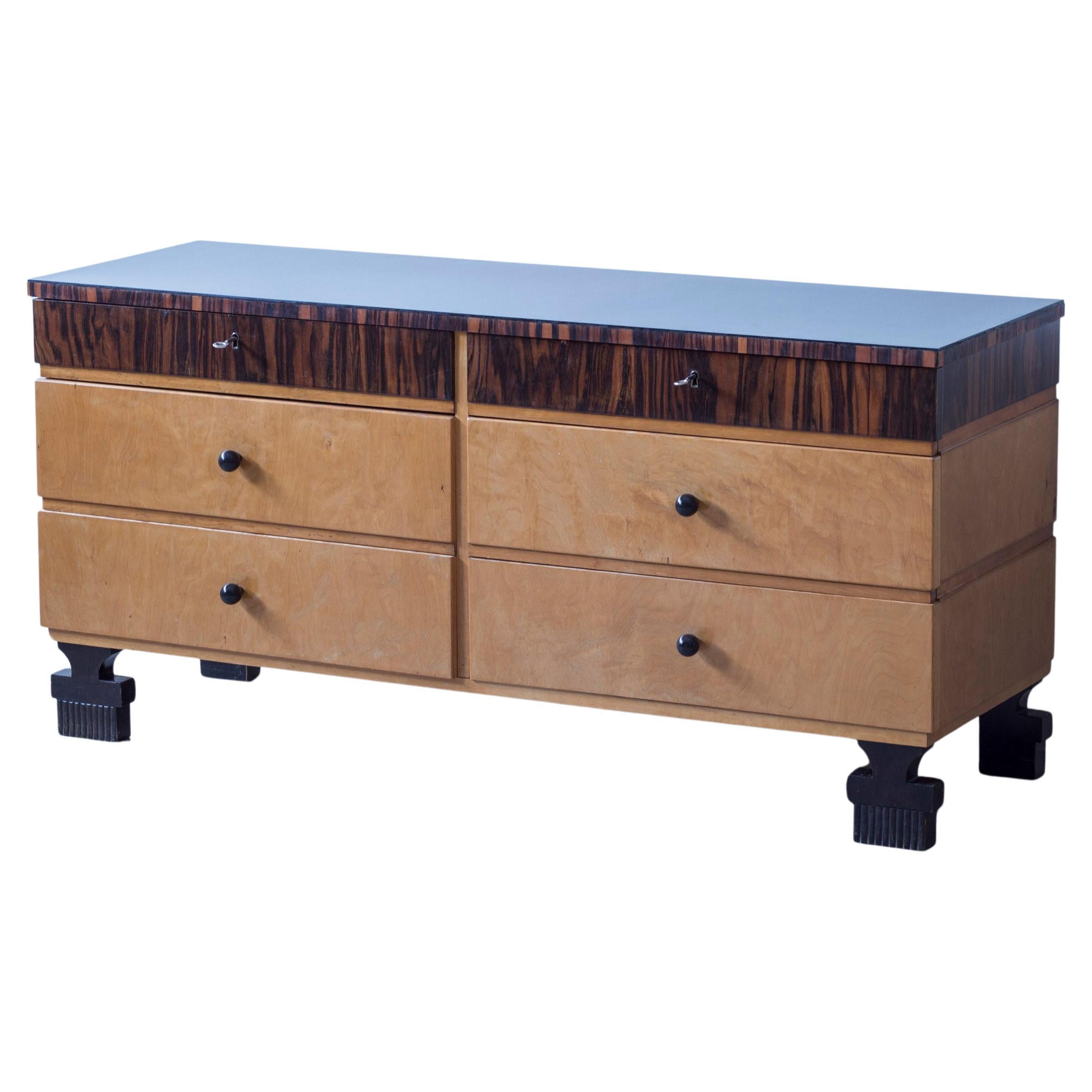 1920s Swedish Art Deco sideboard in the style of Otto Schulz and BOET