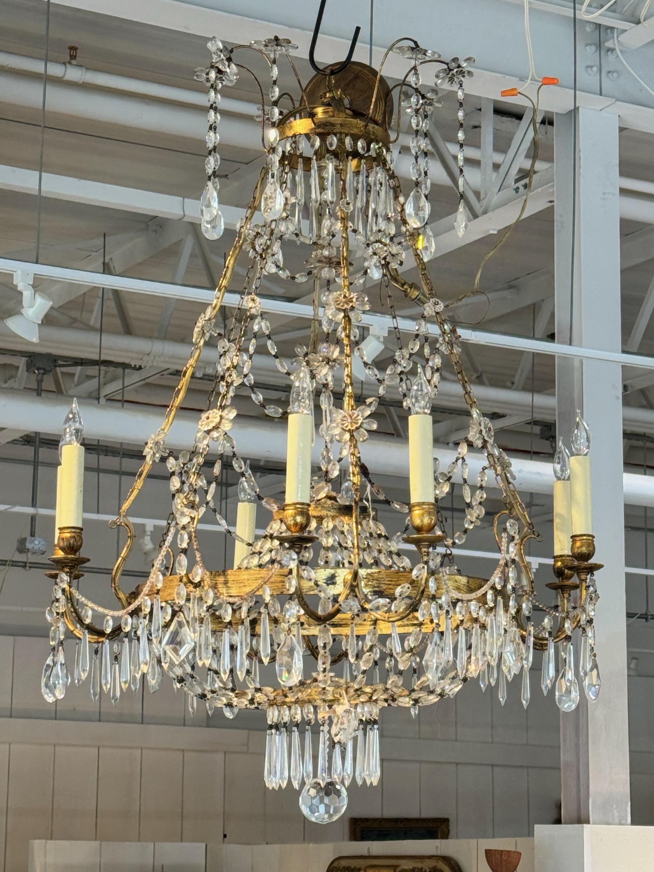 This is a stunning Swedish Chandelier. Imagine it in your dining room.