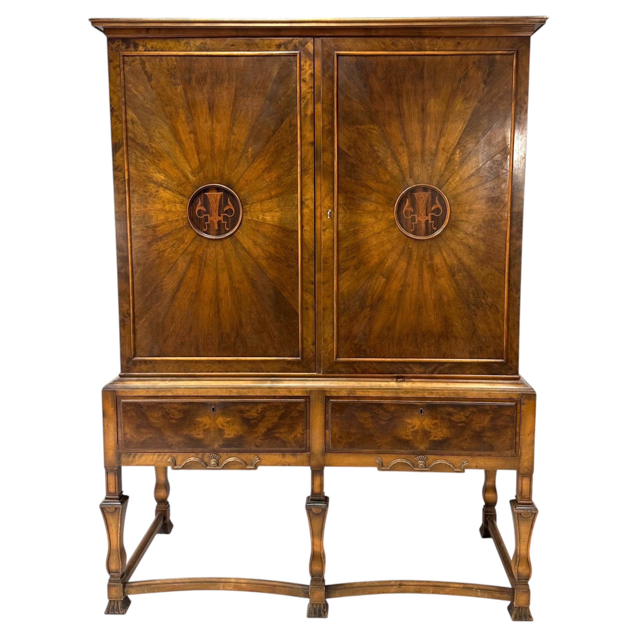 1920's Swedish Decorative Cabinet