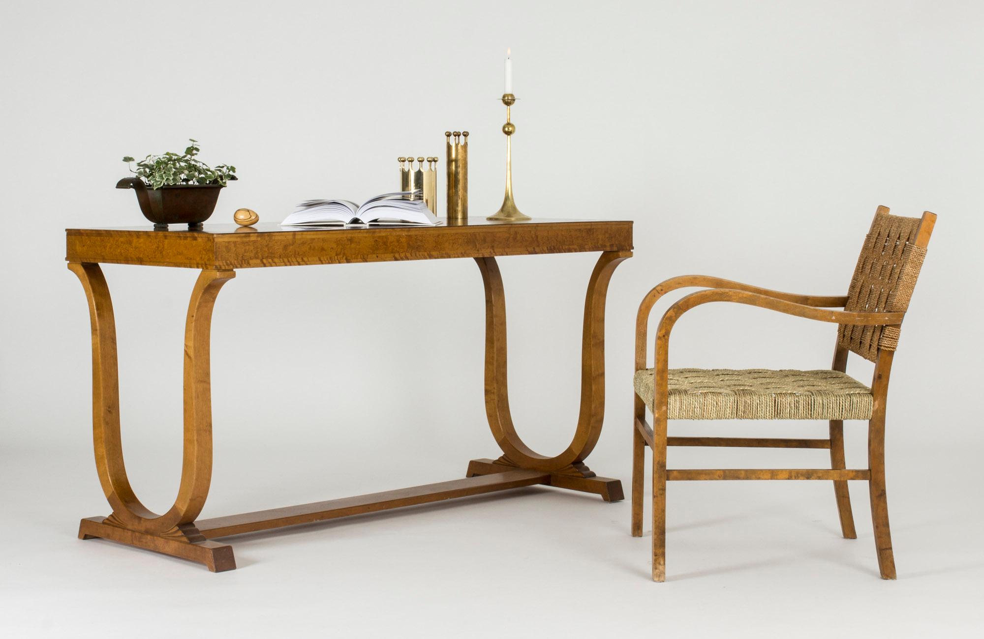 1920s Swedish Grace Library Table by Carl Malmsten 3