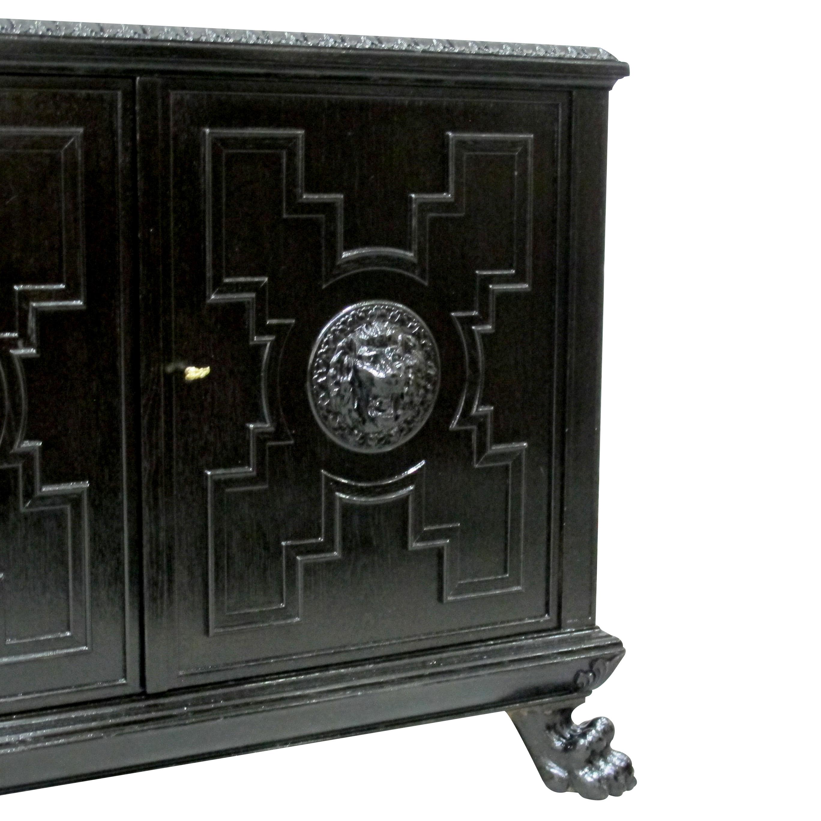 Early 20th Century 1920s Swedish Grace Sideboard by Bodafors – A Timeless Statement Piece For Sale