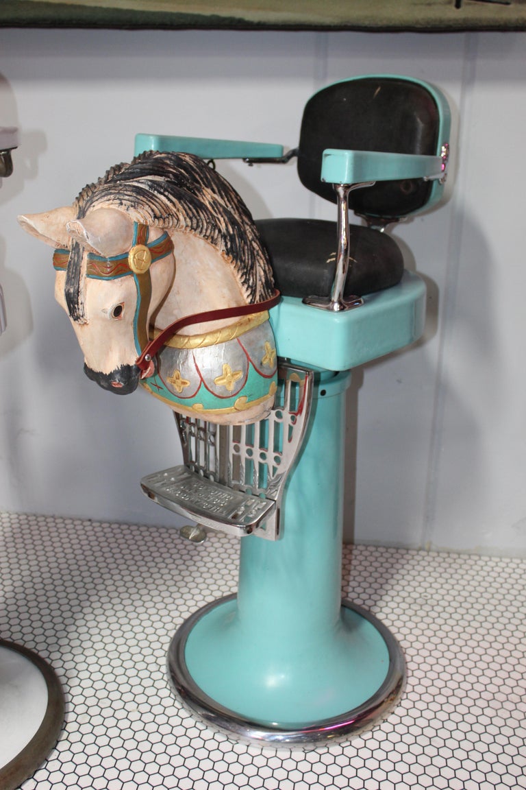 1920s Theo A Kochs Child Barber Chair For Sale at 1stDibs