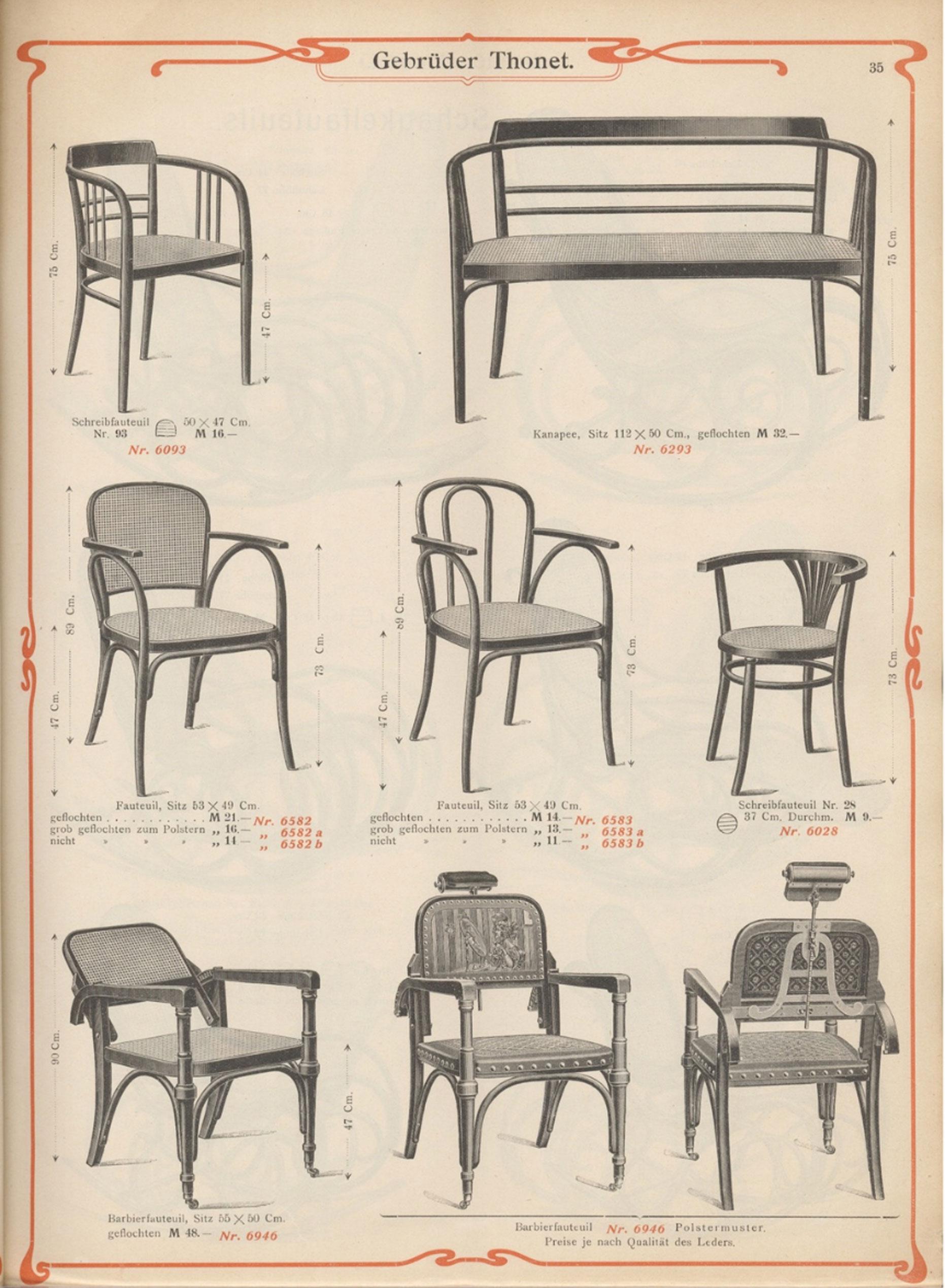 1920's Thonet Dining Chair Model B 28 3