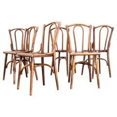 1920s Thonet Stamped Original Dining Chairs, Set of Six