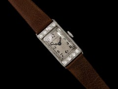 1920's Tiffany & Co. Ladies Vintage Art Deco - Platinum, 18K Gold & Diamonds