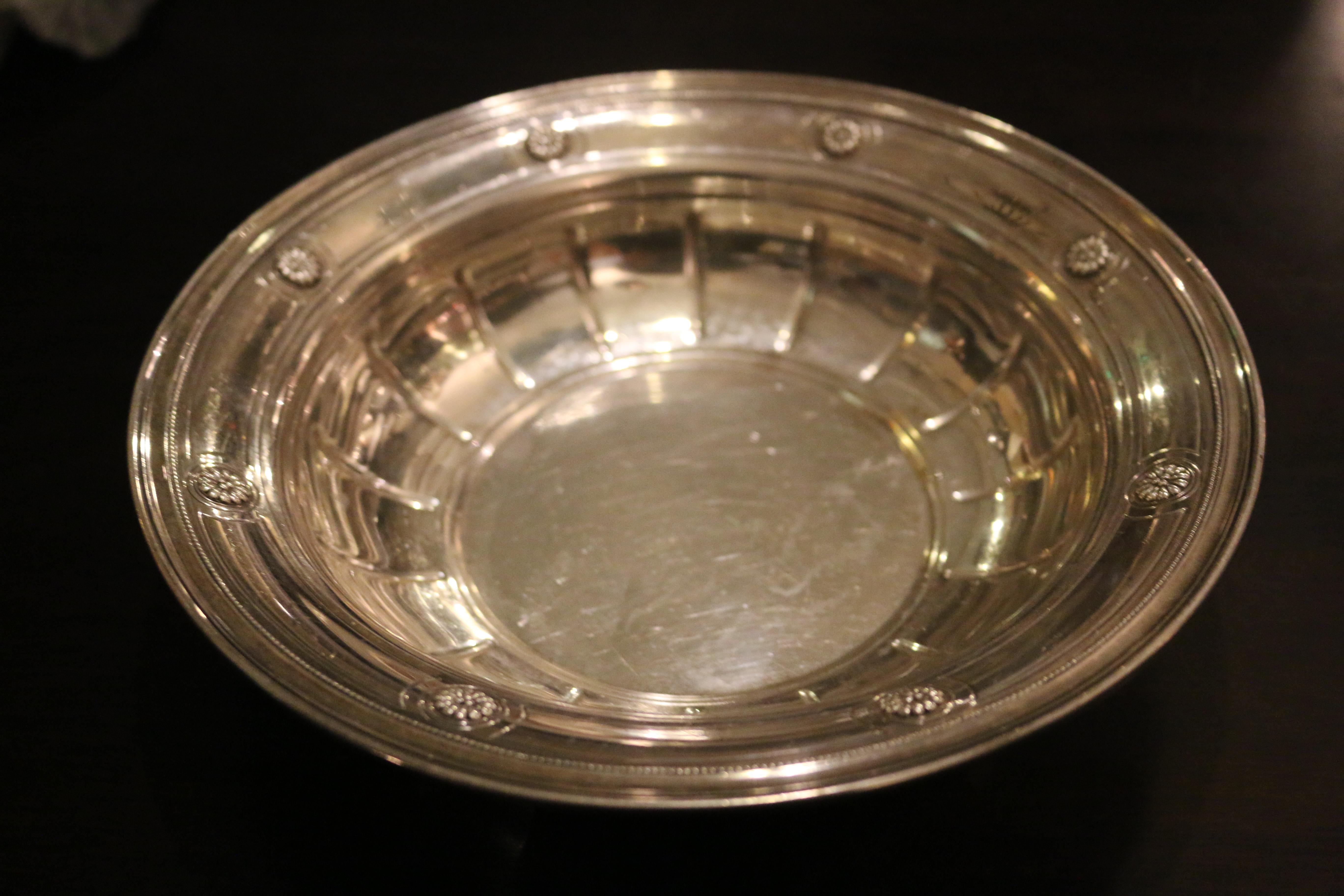 20th Century 1920s Tiffany & Co. Sterling Silver Bowl or Dish For Sale