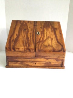 1920s Tiger Maple Letter Holder