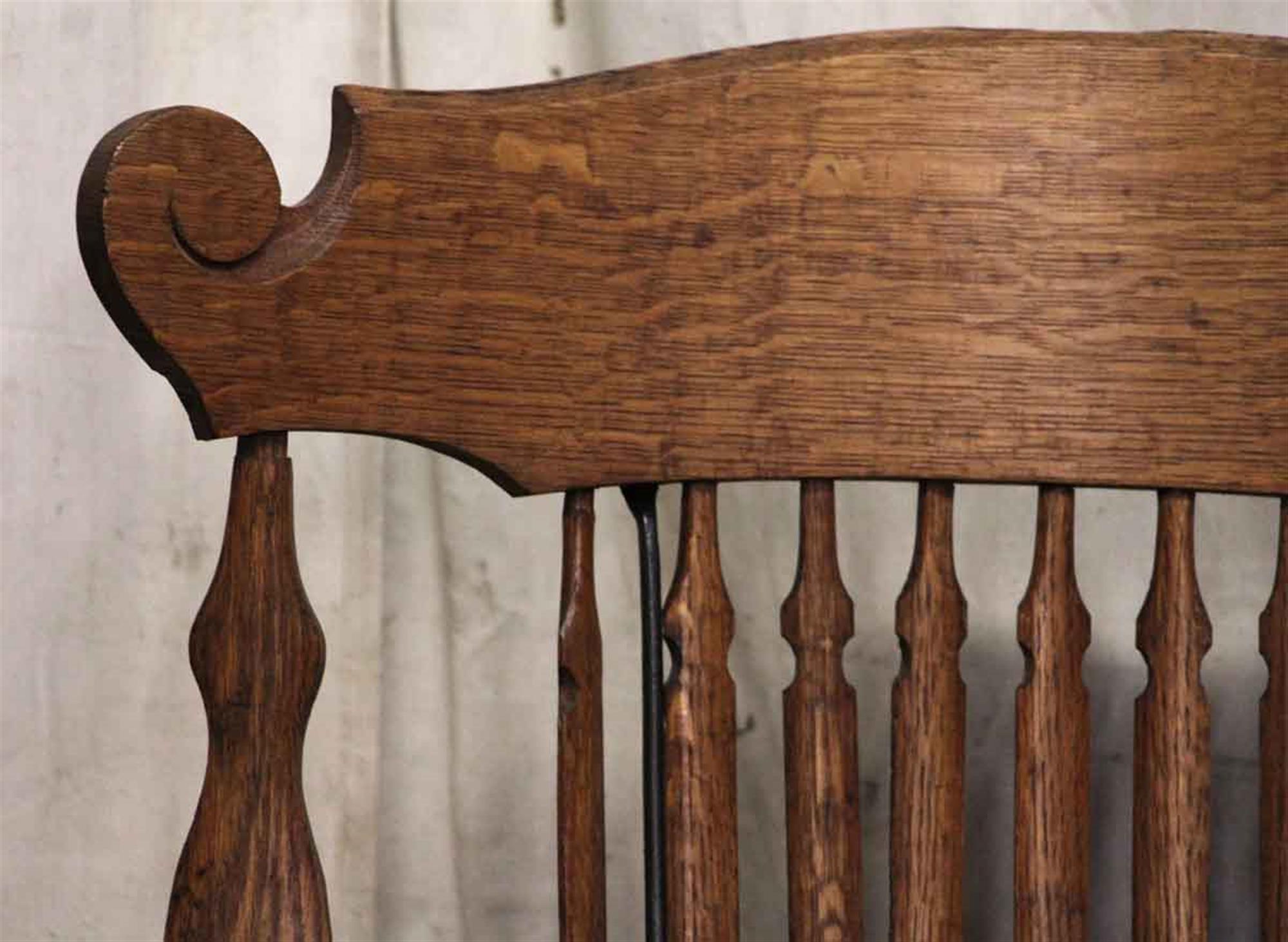 tiger oak chair