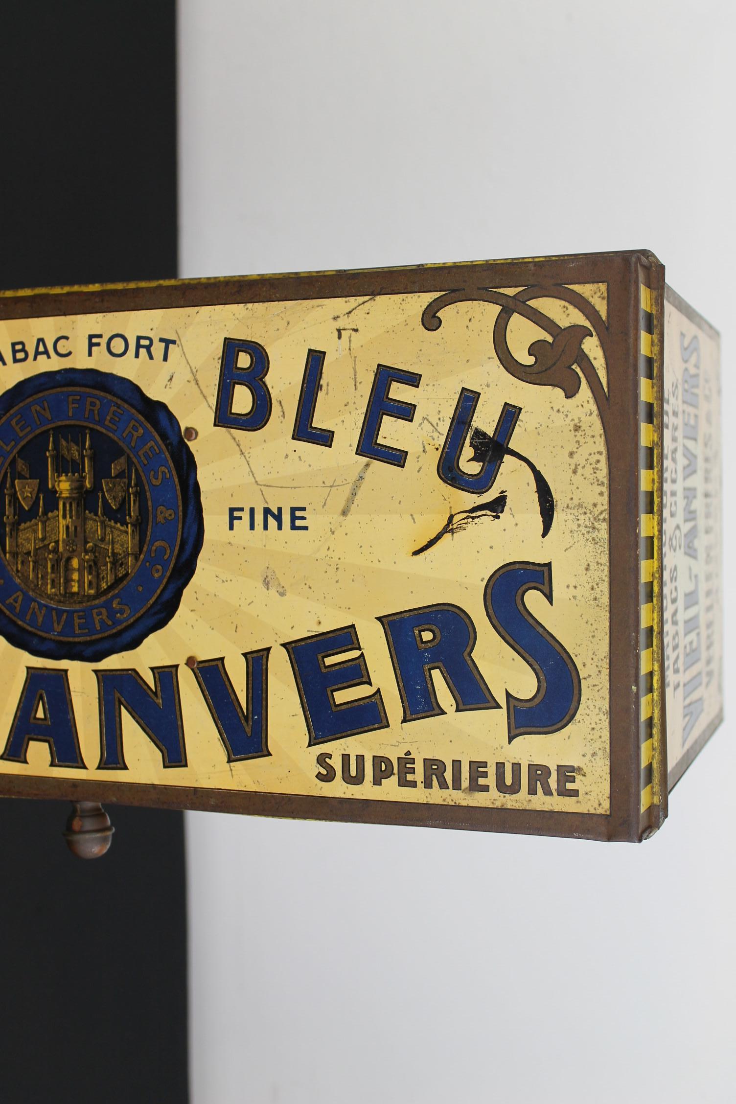 1920s Tobacco Tin Box, Antwerp, Belgium 8