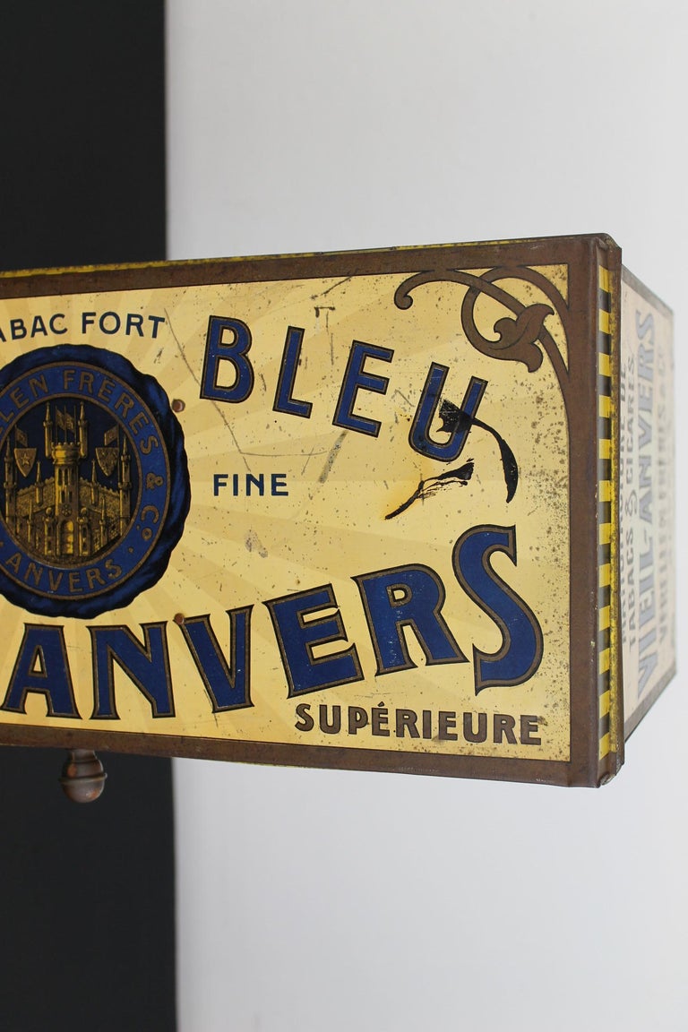 1920s Tobacco Tin Box, Antwerp, Belgium For Sale 8