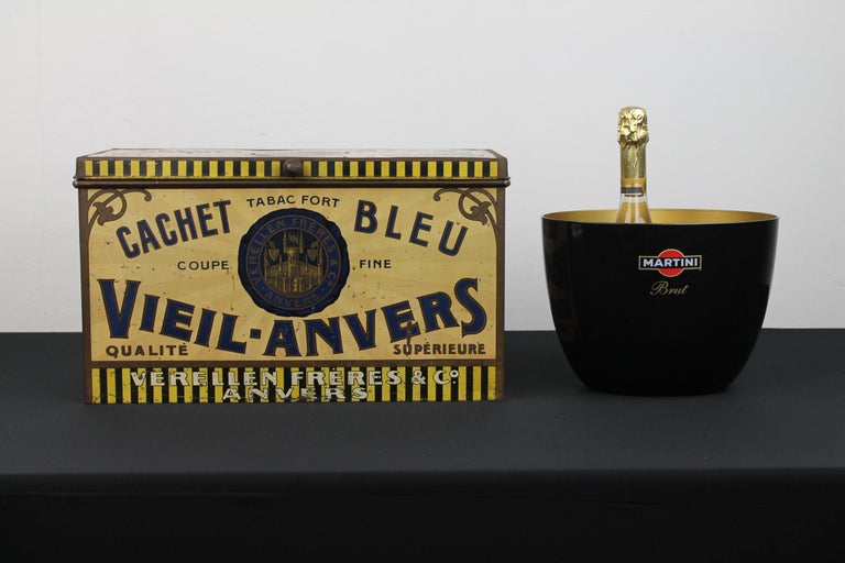 1920s Tobacco Tin Box, Antwerp, Belgium For Sale 10