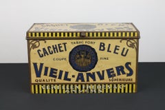 1920s Tobacco Tin Box, Antwerp, Belgium