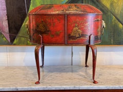 1920s Tole and Parcel Gilt Coal Skuttle