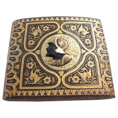 1920s Toledo Damascened Gold Inlay Cigarette Case