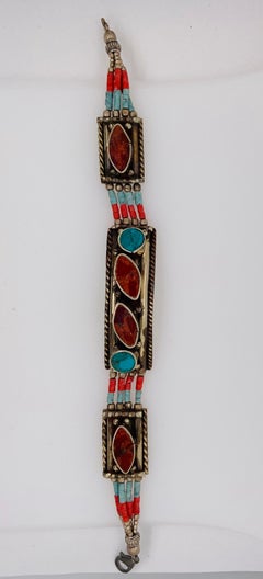 1920s Tribal Antique Moroccan Silver Bracelet