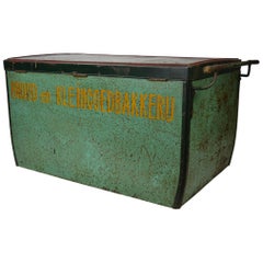 1920s Tricycle's Wood and Metal Box from Antique Bakery's Cargo Bike 