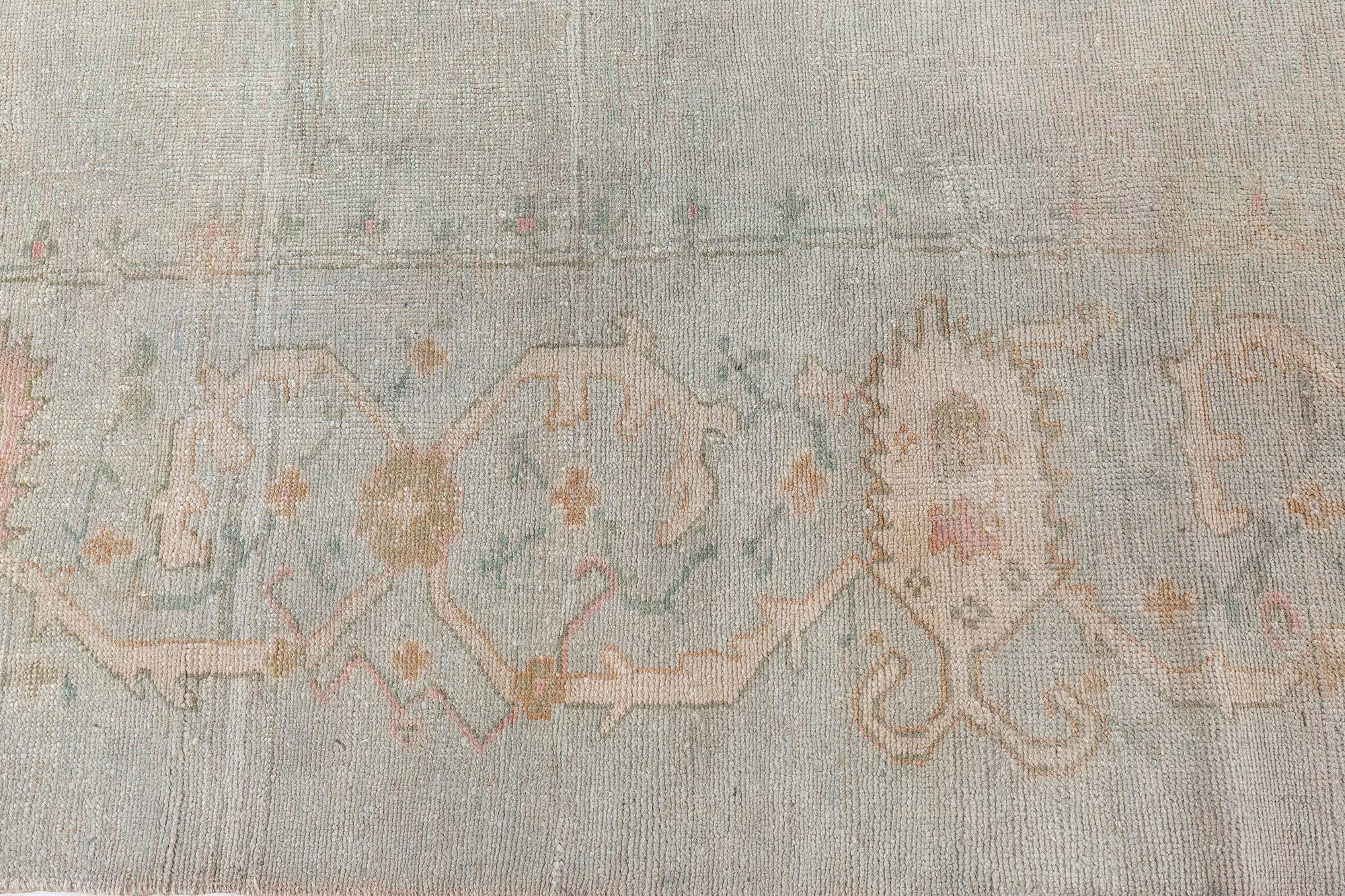 1920's Turkish Oushak Rug Doris Leslie Blau For Sale 1