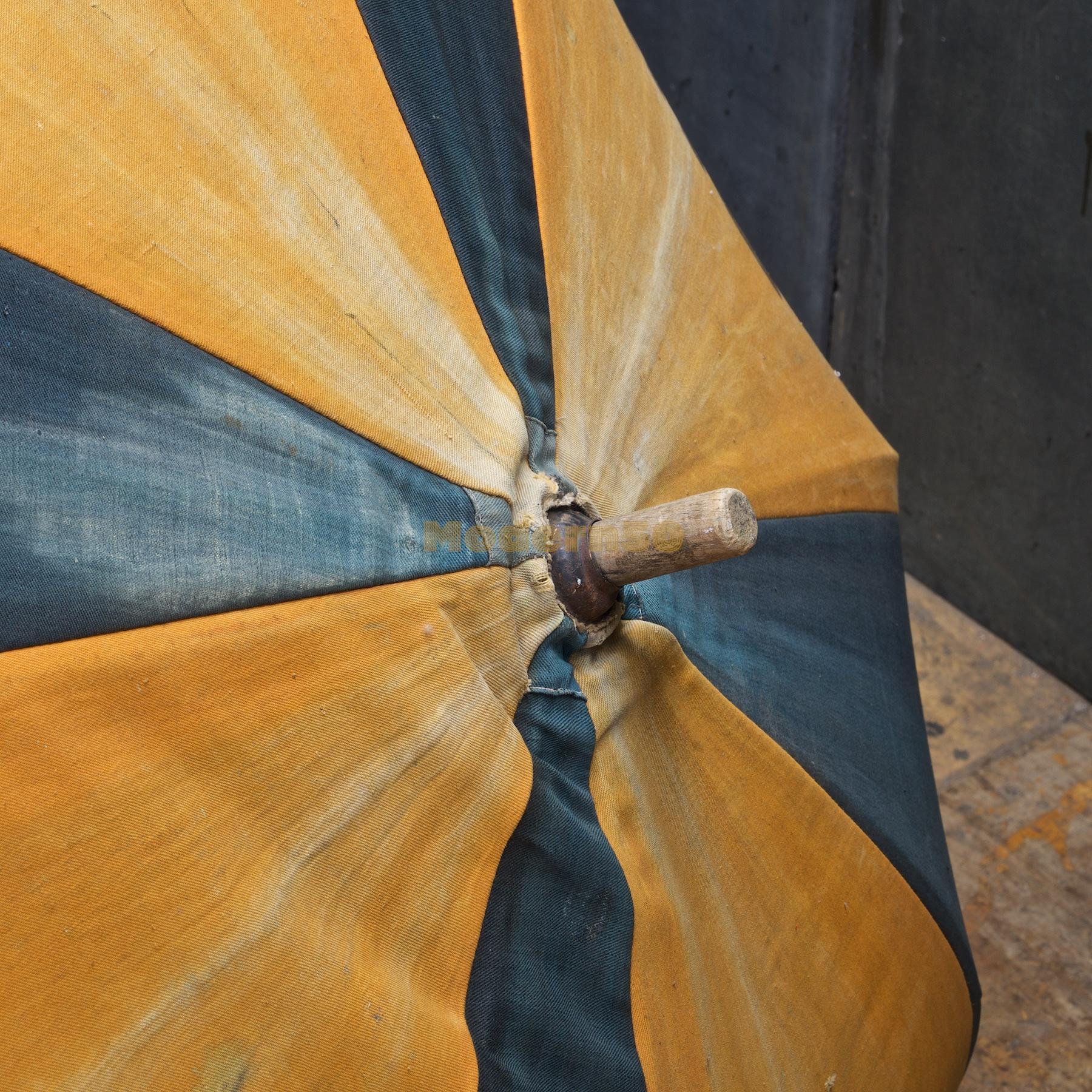 Canvas 1920s Umbrella Parasol Advertising Mercantile Graphic Design Newport Beach Patio