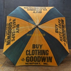 1920s Umbrella Parasol Advertising Mercantile Graphic Design Newport Beach Patio