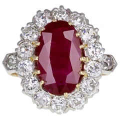 Victorian Cluster Rings