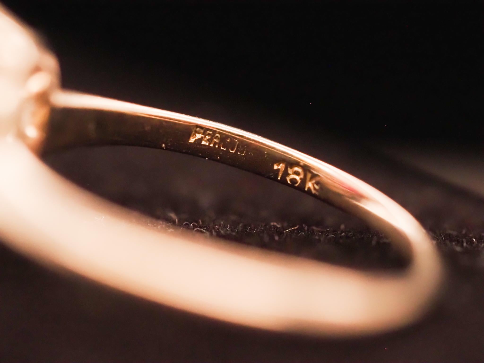 1920er Jahre Halo-Ring, unerhitzter natürlicher Rubin 18 Karat Gelbgold Altminen-Diamant im Angebot 2