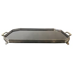 1920s Van Bergh Silver Plate Serving Tray
