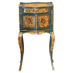 Tavolino veneziano del 1920 dipinto a mano