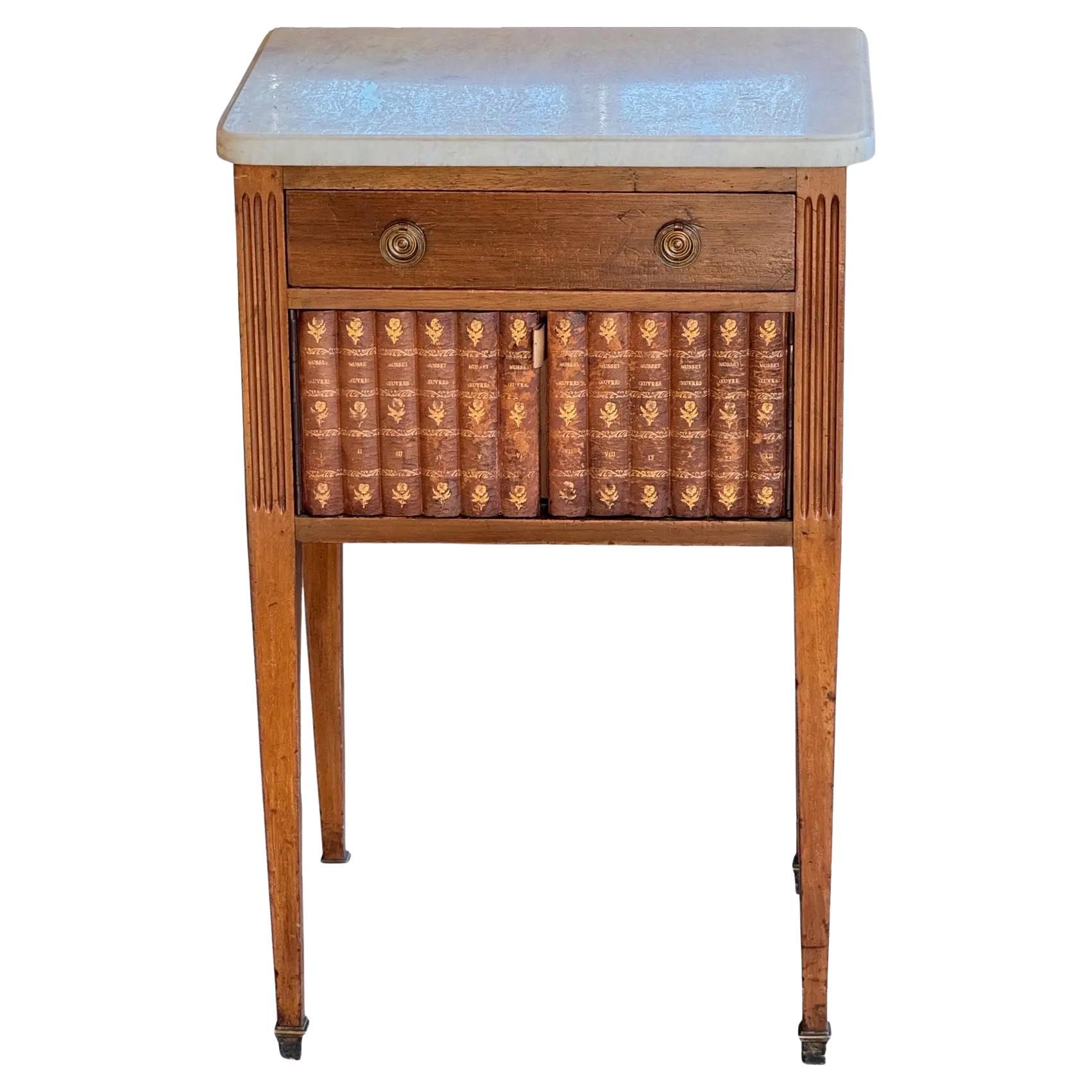Table à livres française vintage des années 1920