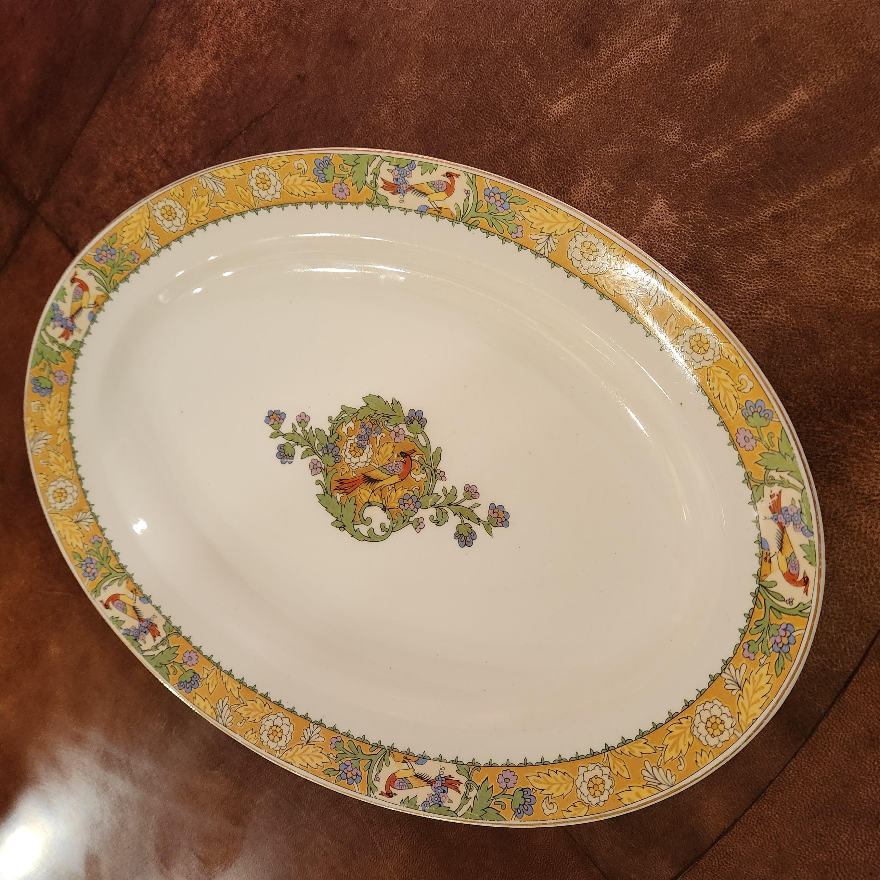 Plat de service ovale W H Grindley & Co des années 1920 en vente 3