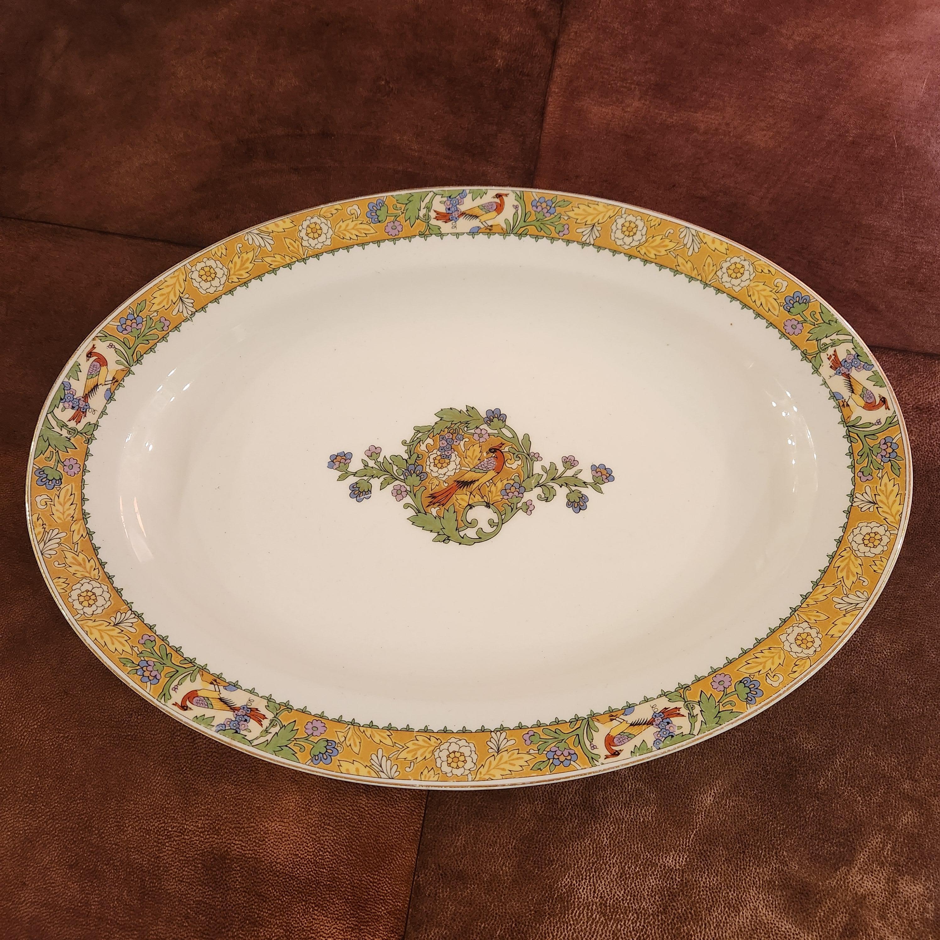 Britannique Plat de service ovale W H Grindley & Co des années 1920 en vente