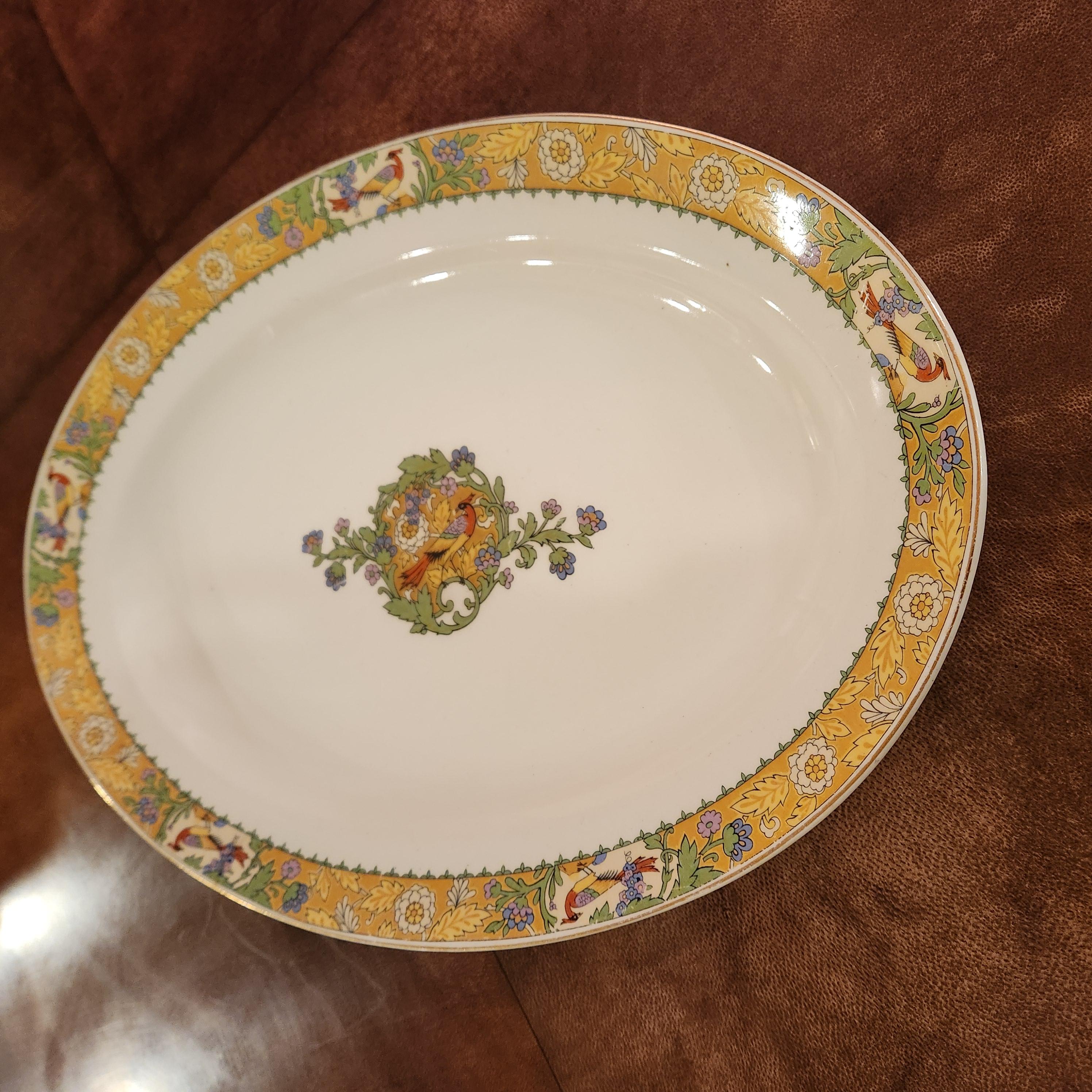 Plat de service ovale W H Grindley & Co des années 1920 en vente 2