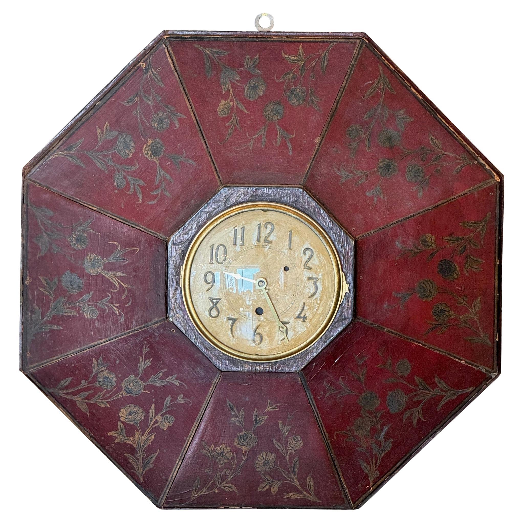 1920s Wall Clock For Sale