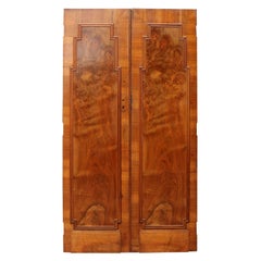 Porte Art Deco in noce degli anni '20