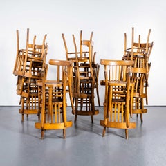 1920's Warm Honey Classic Bentwood Dining Chair - Various Quantities Available