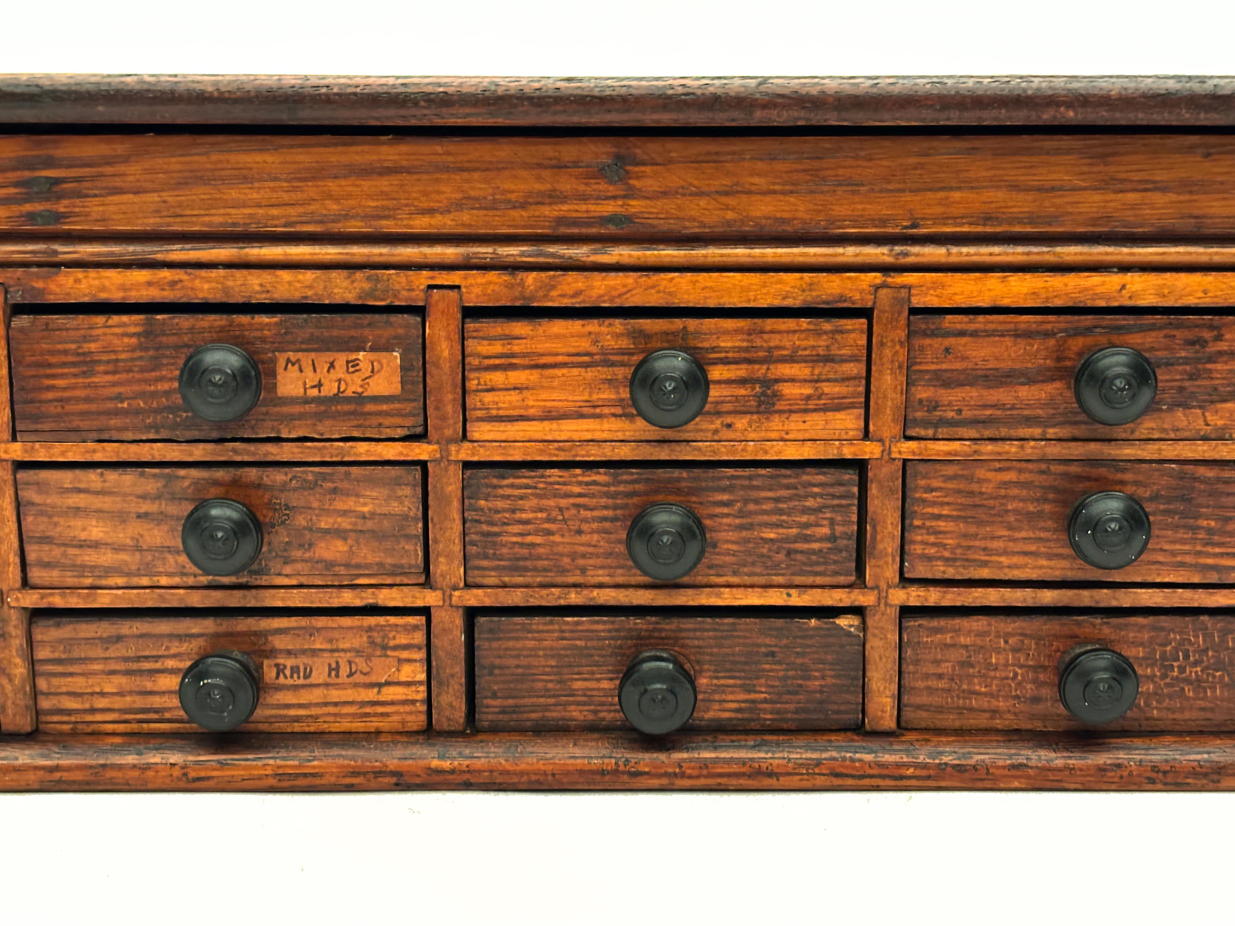 Arts and Crafts 1920's Watchmakers Cabinet