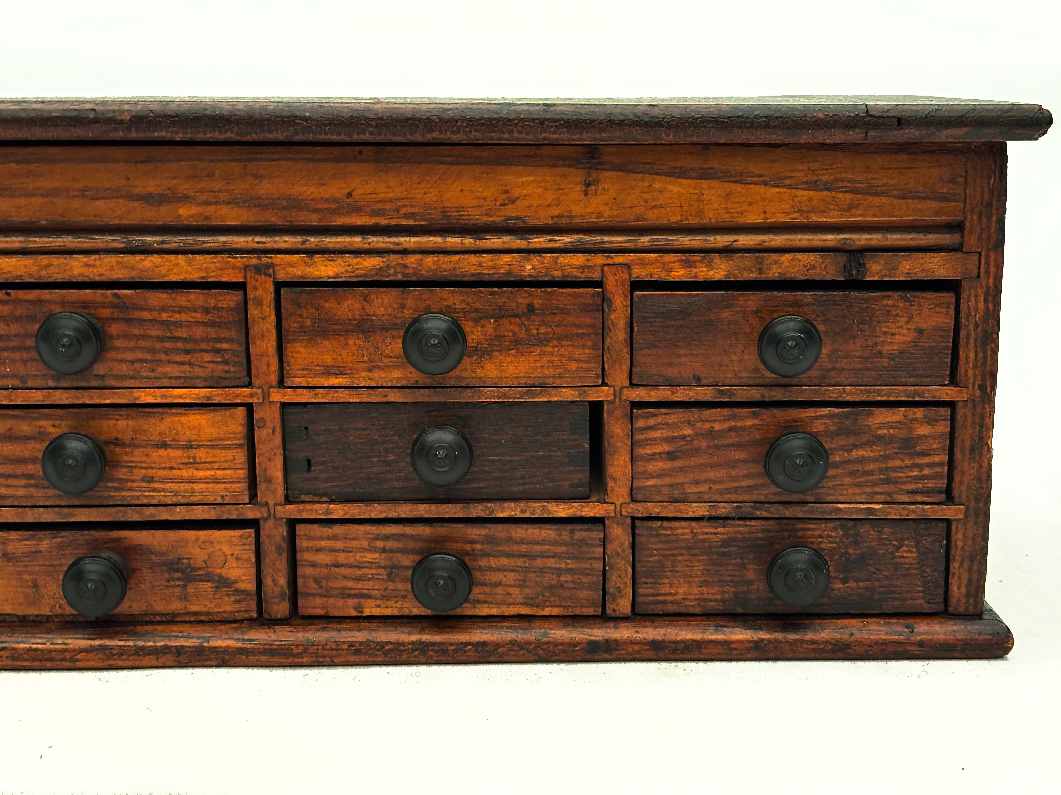 Hand-Crafted 1920's Watchmakers Cabinet