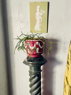 Wedgwood Crimson Dip Jasper Ware Garden Pot