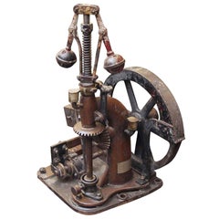 1920s Westinghouse Elevator Speed Governor; Stripped and Lacquered