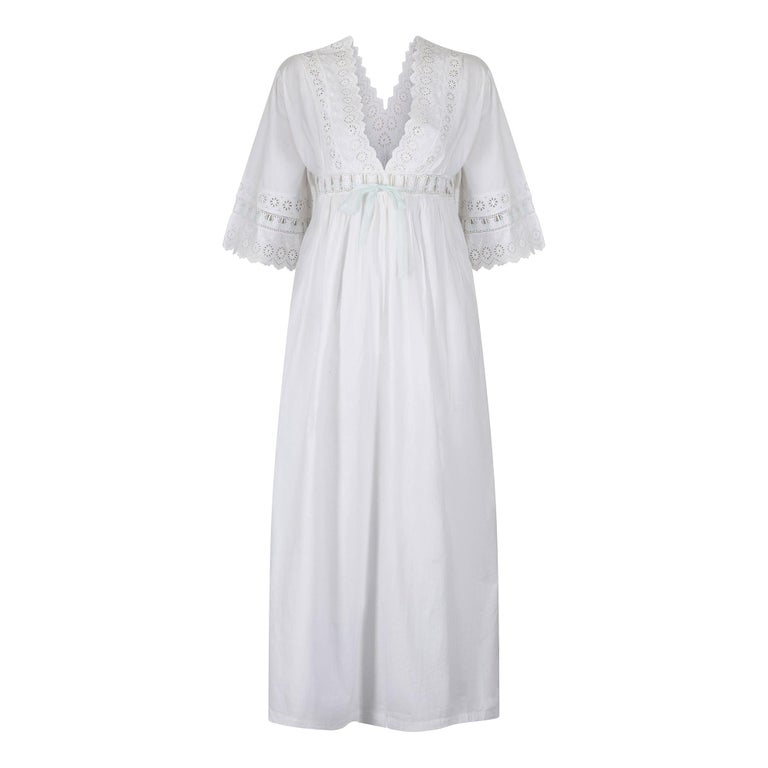 1920s Whitework Dress For Sale