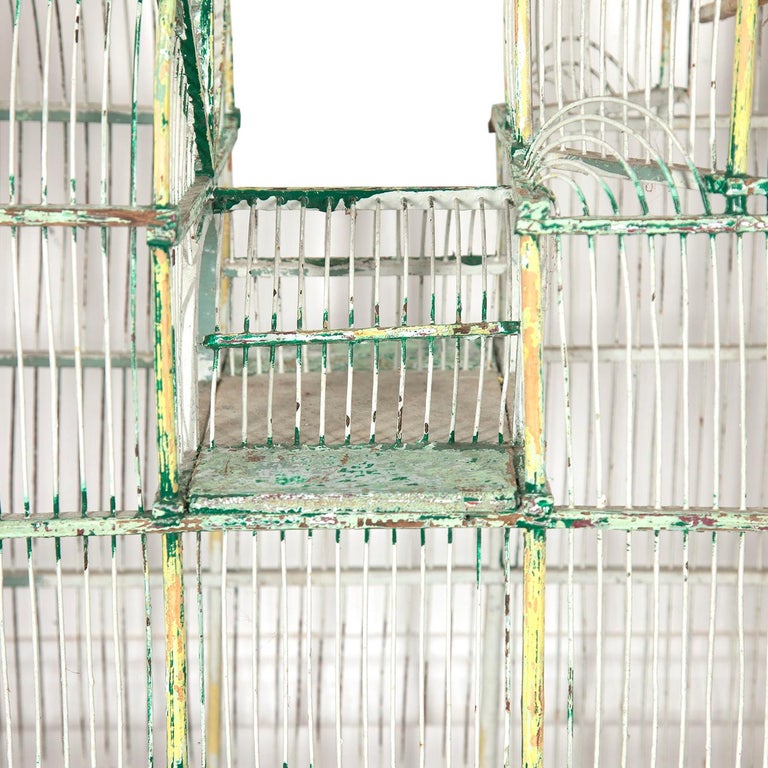 1920s Wire Bird Cage For Sale at 1stDibs