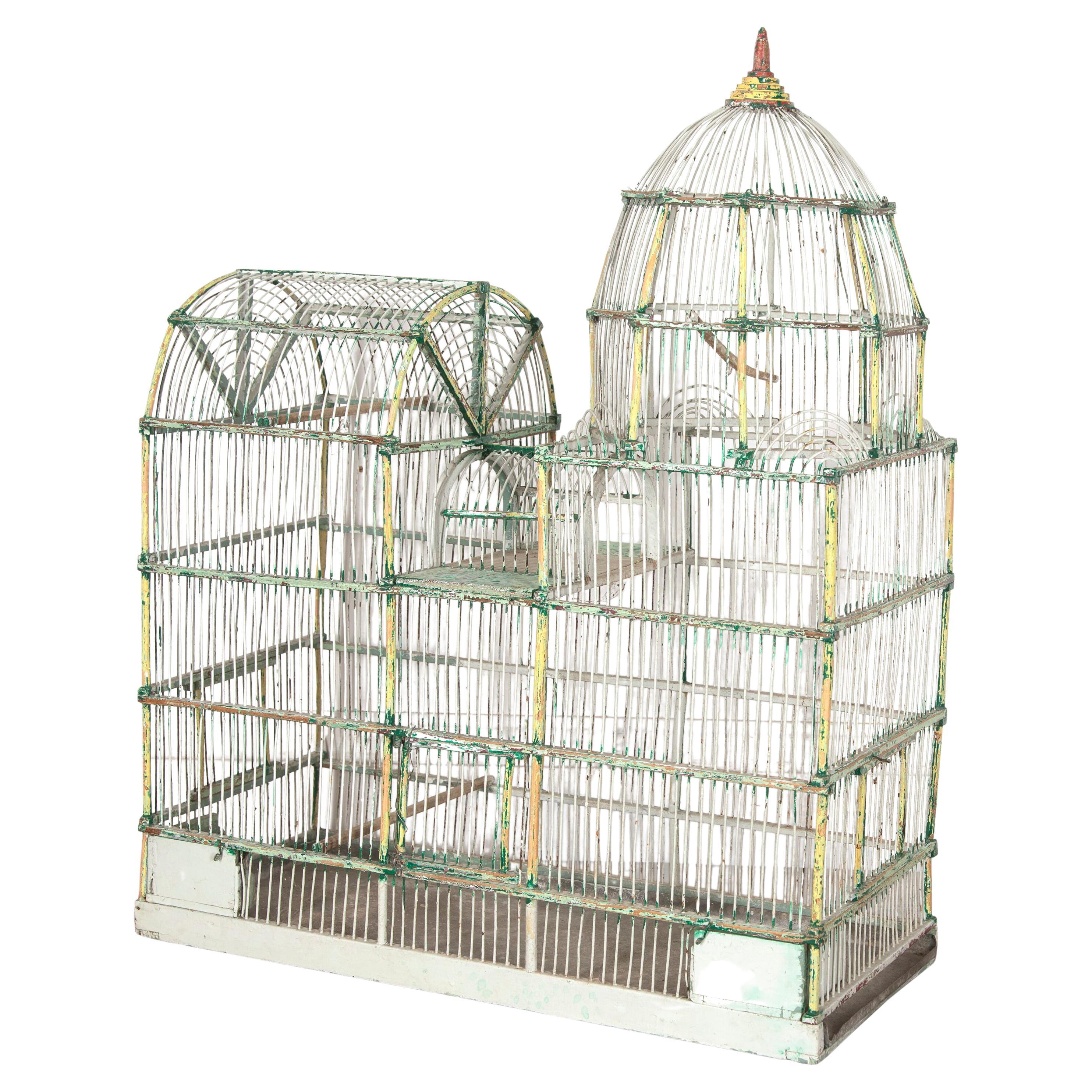 1920s Wire Bird Cage