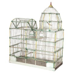 Vintage 1920s Wire Bird Cage