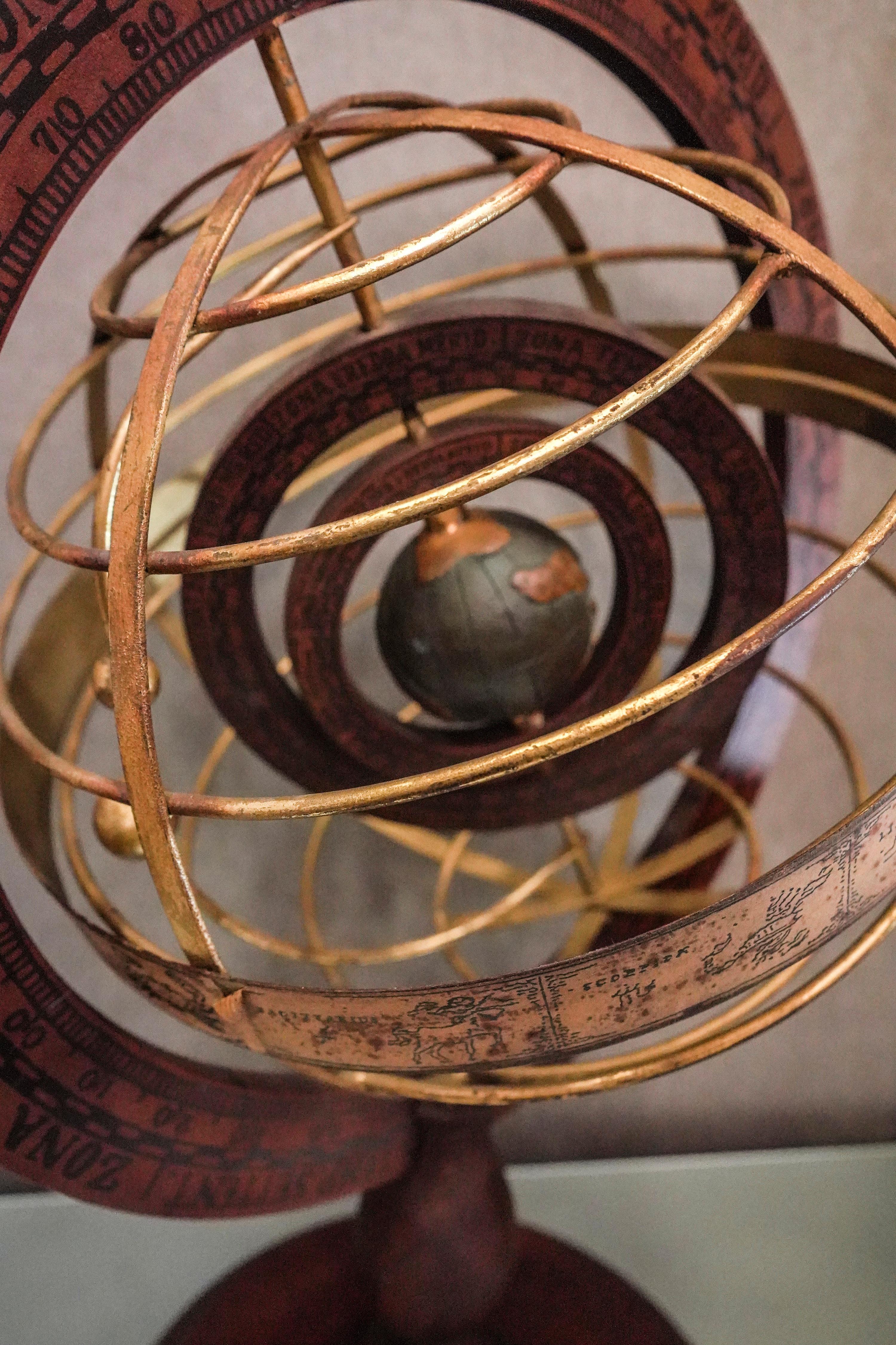 antique armillary sphere