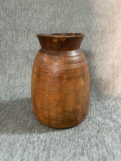 1920s  Wood Himachal Pot
