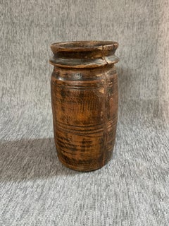1920s  Wood Himachal Pot